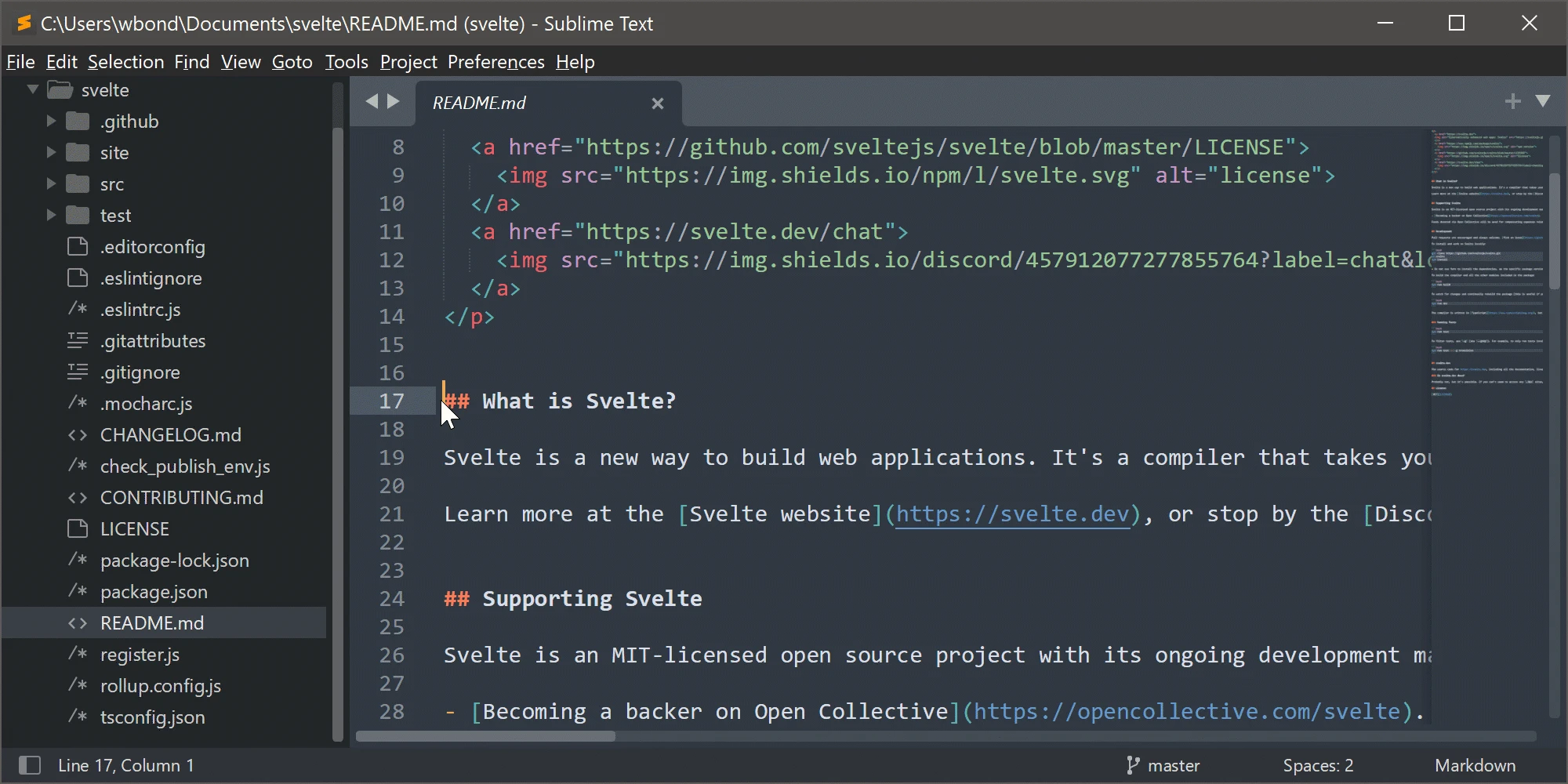 Video from Sublime Text 4